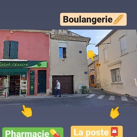 Charmante maison de ville avec parking privé Nîmes Extérieur photo